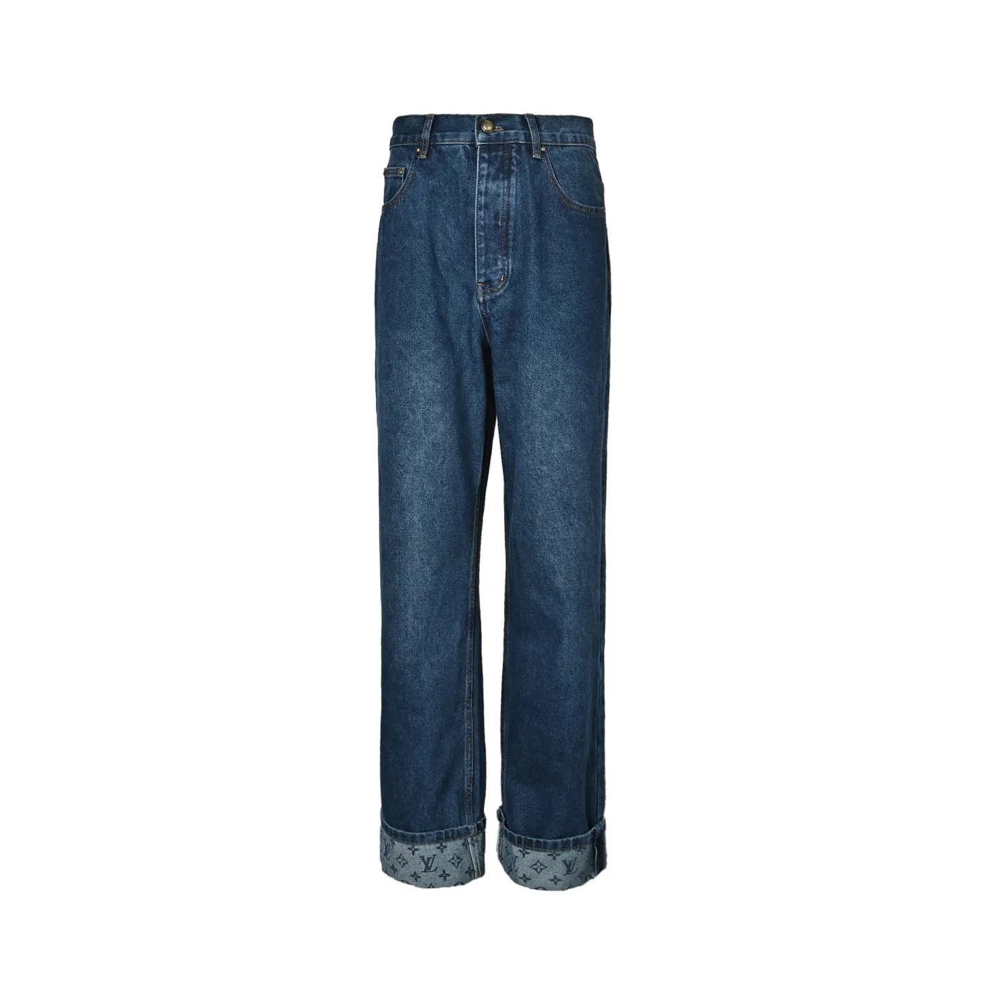 Louis Vuitton/Louis Vuitton cuffed presbyopic skateboard jeans